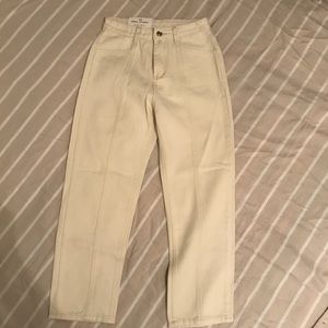 NWT Cream high waisted Jeans